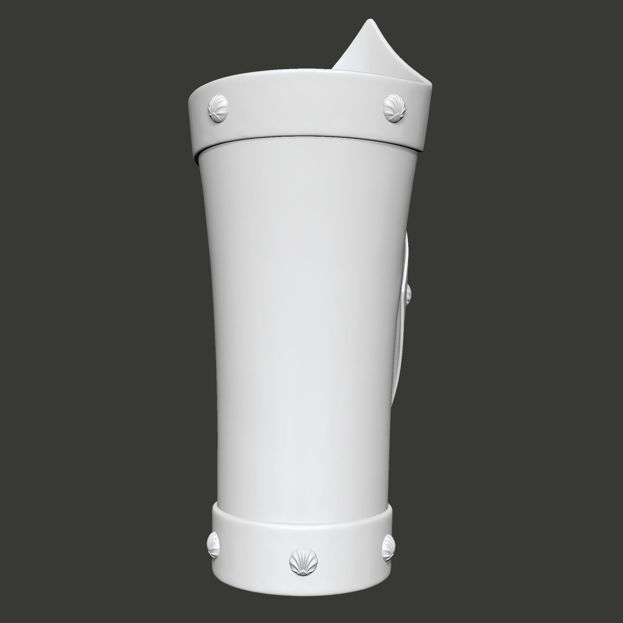 Skull Pirate Bracers 3D print model_16