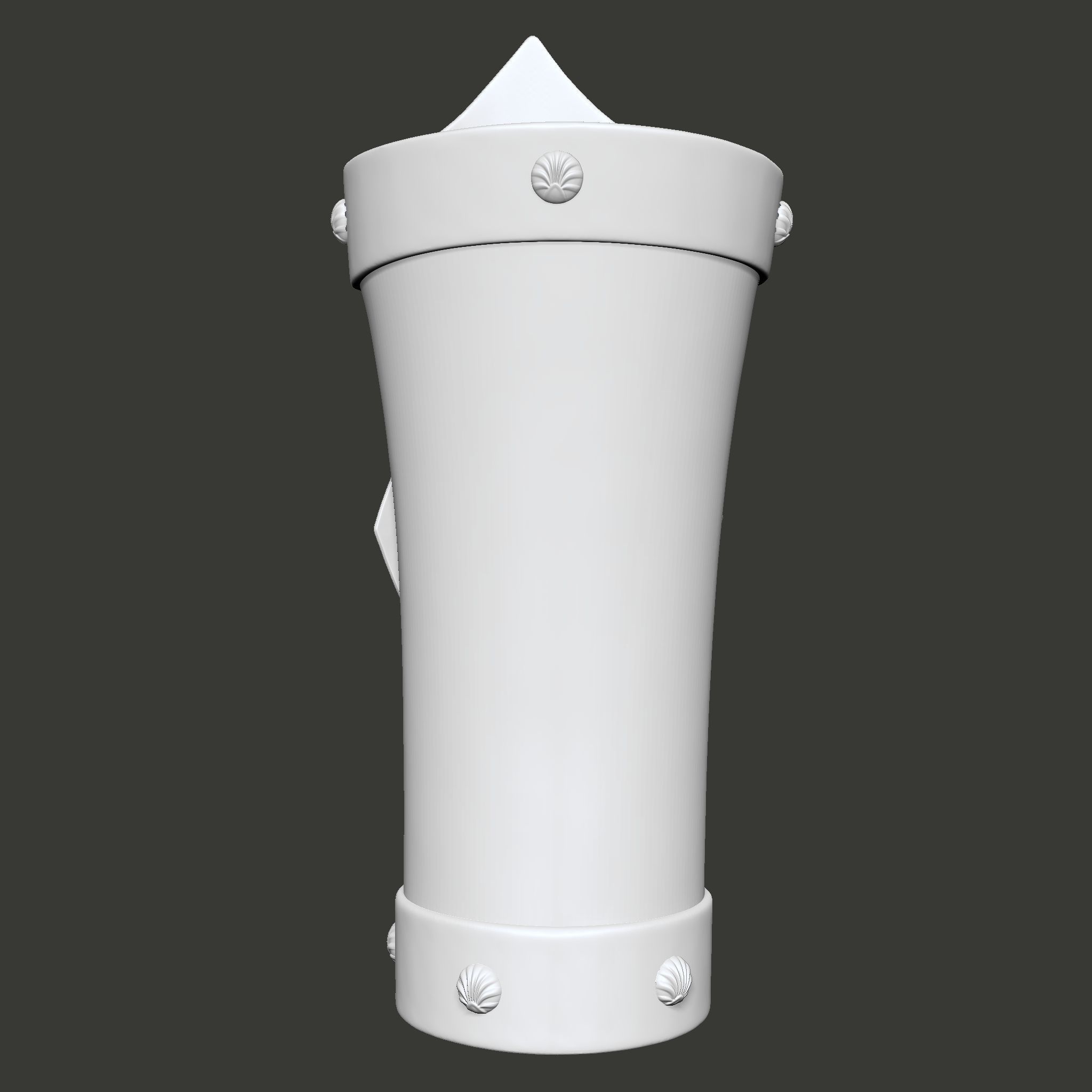 Skull Pirate Bracers 3D print model_13