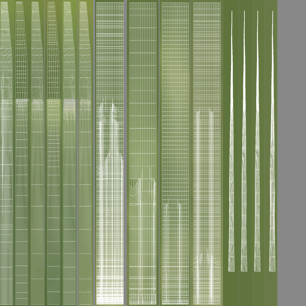 3D pot plant PeaceLily 3D model_13