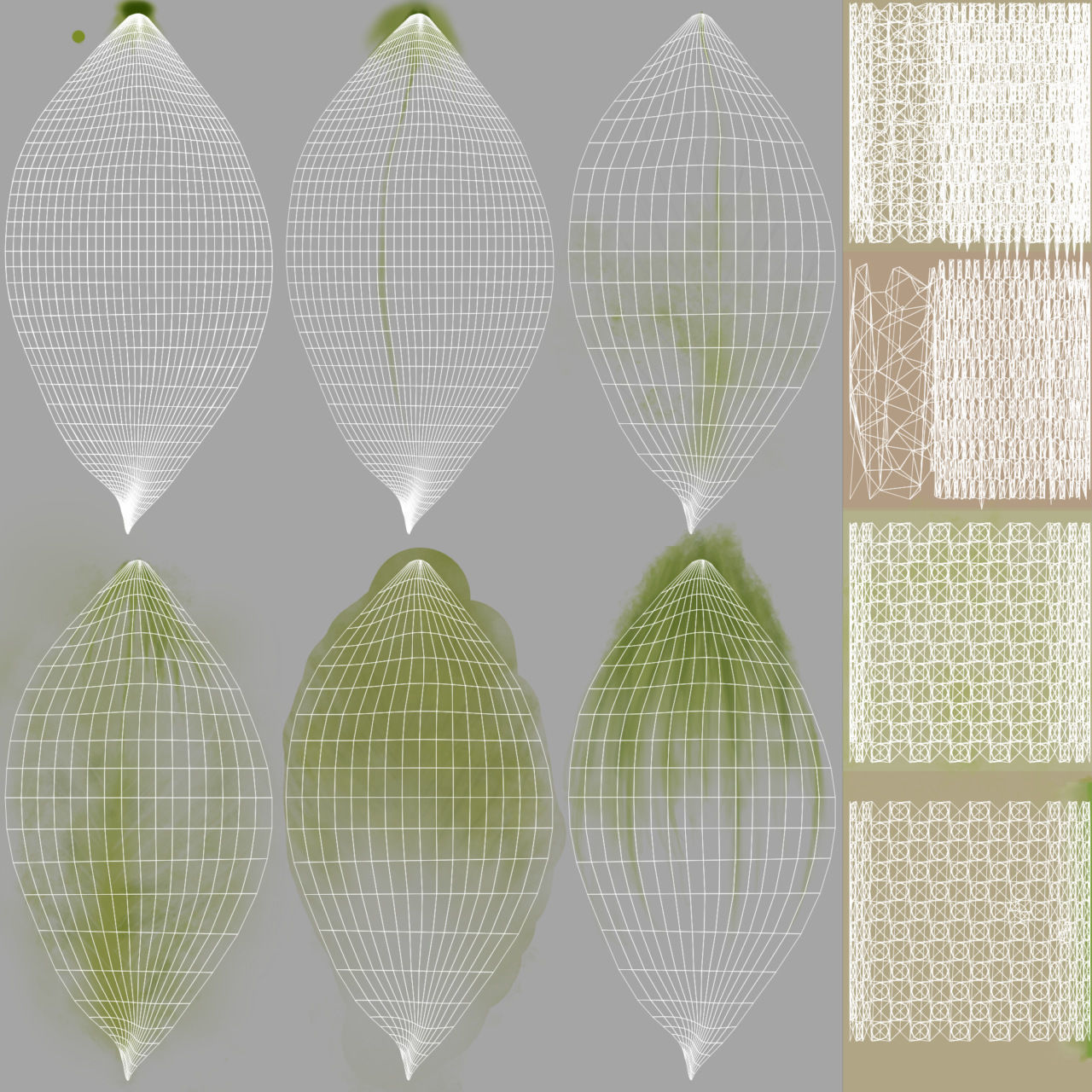 3D pot plant PeaceLily 3D model_14