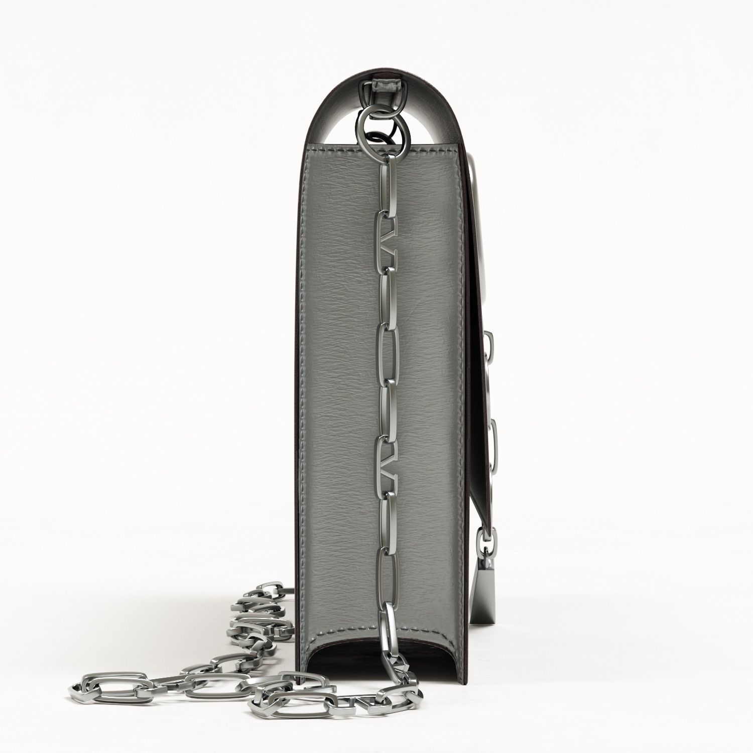 Valentino Garavani Small Vcase Leather Bag Low-poly 3D model_6