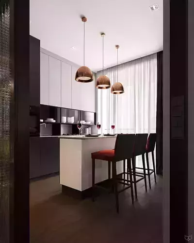 Concrete66 Apartment by Pinchuk Virovtseva Architects