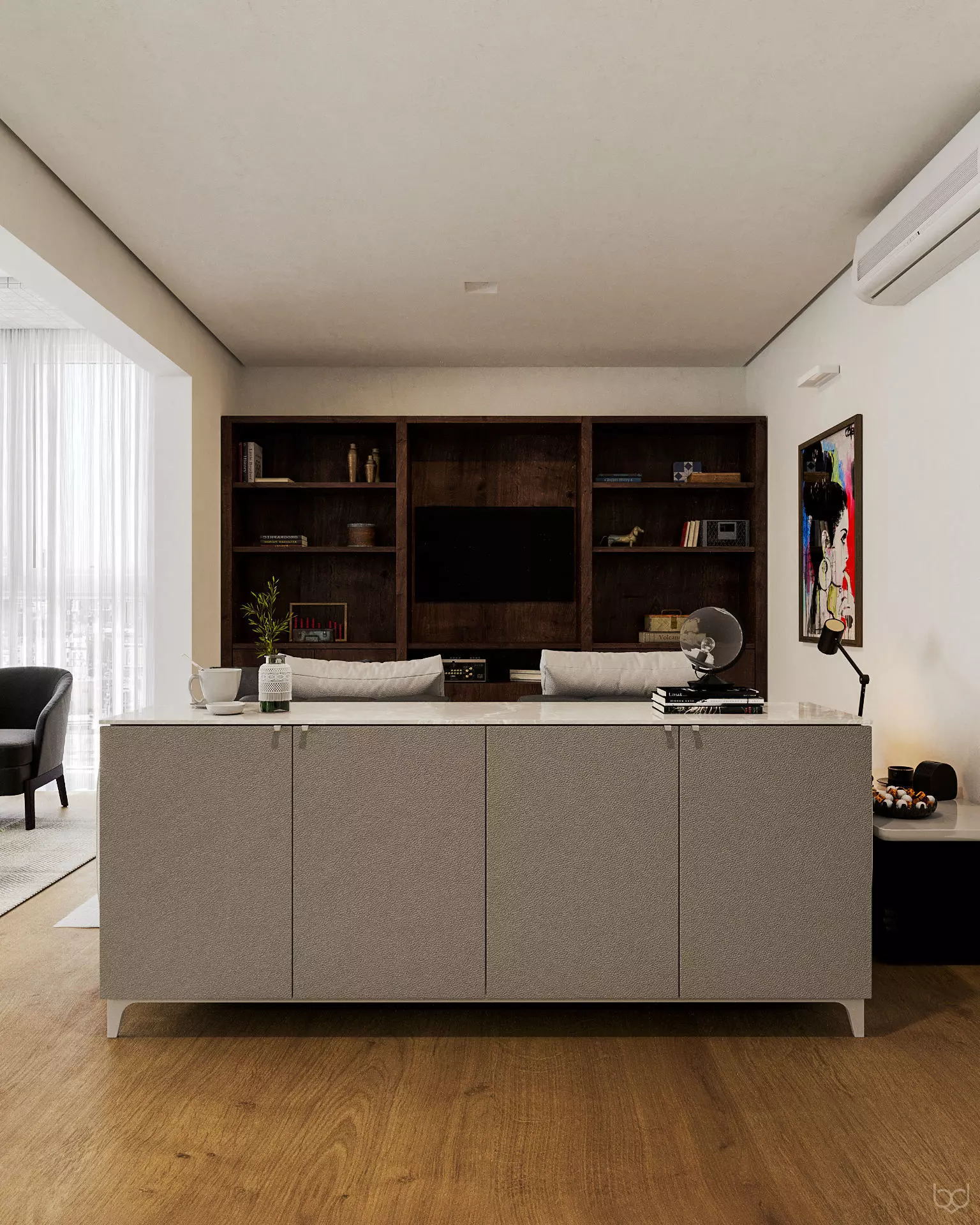 Caconde Apartment by CGA Arquitetos 3D model_0