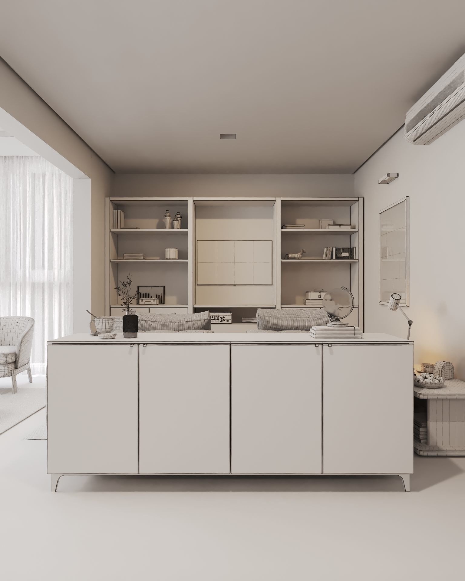 Caconde Apartment by CGA Arquitetos 3D model_9