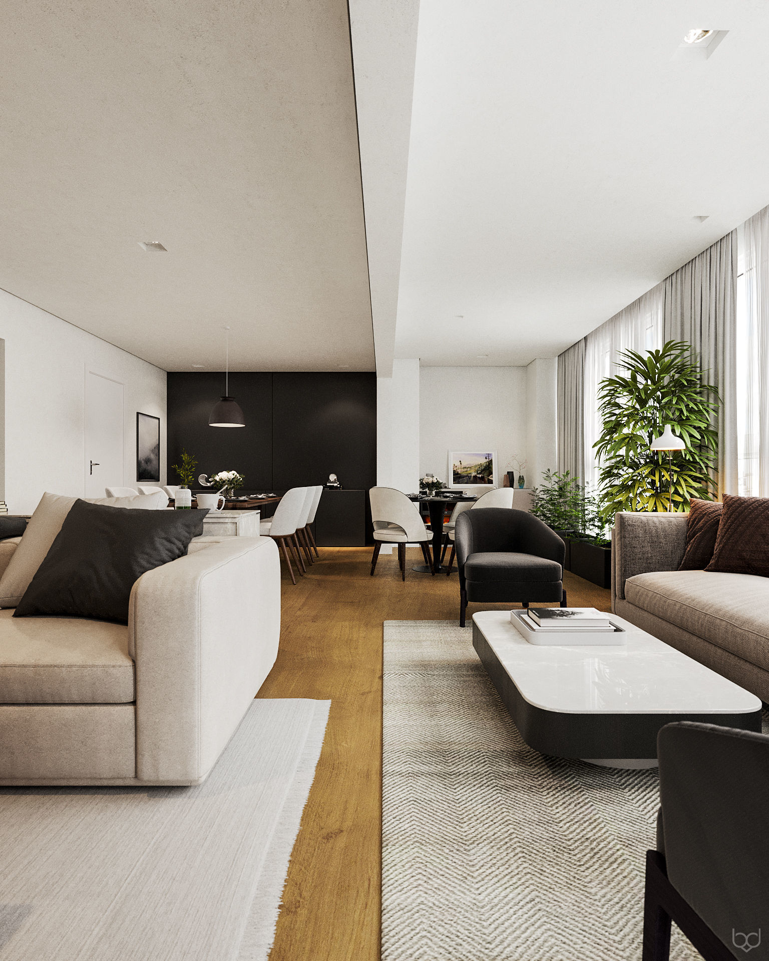 Caconde Apartment by CGA Arquitetos 3D model_4