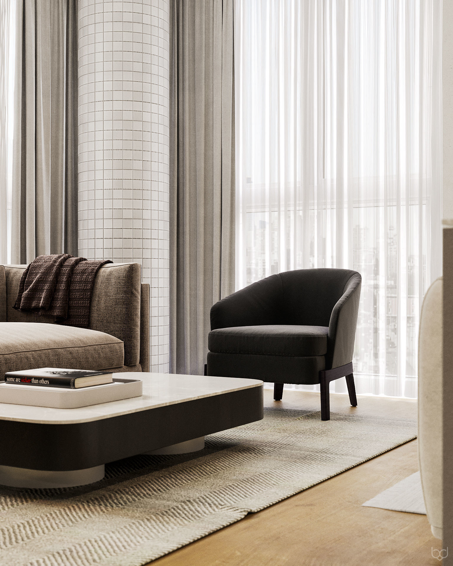 Caconde Apartment by CGA Arquitetos 3D model_7