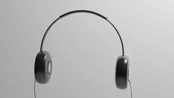 Low Poly Headphones headphone