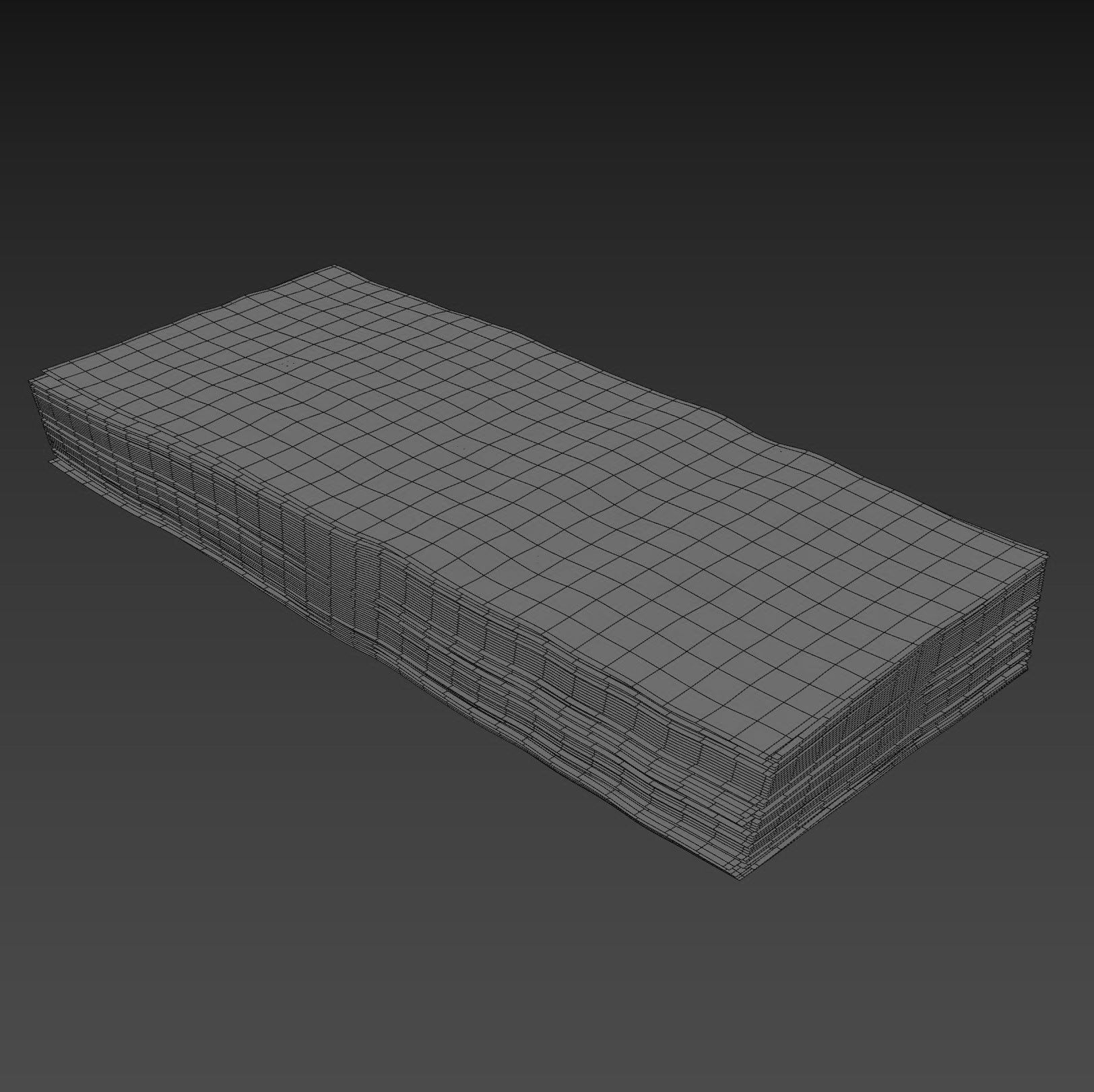 1 US Dollar 3D model_5