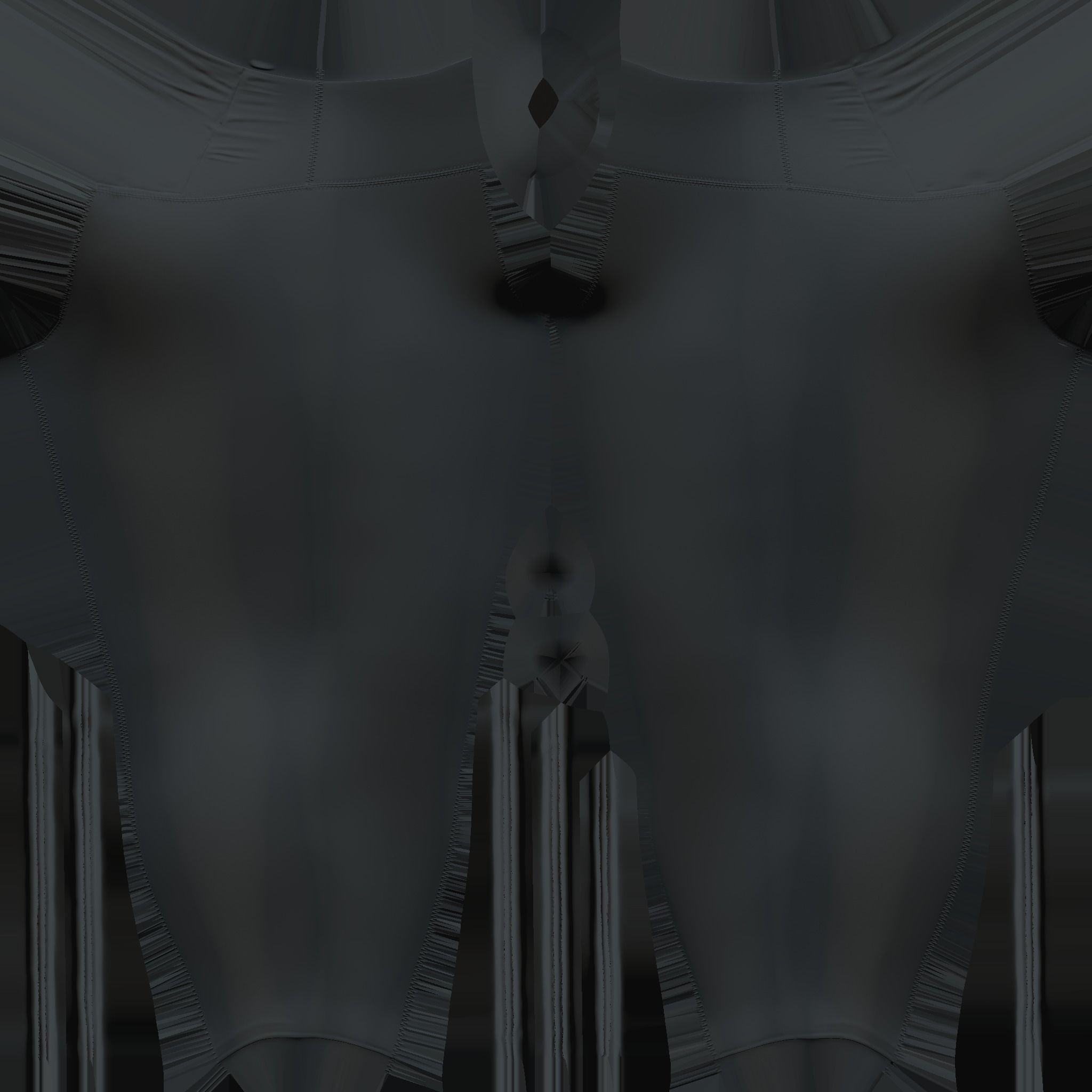 Yoga Pants Low-poly 3D model_4