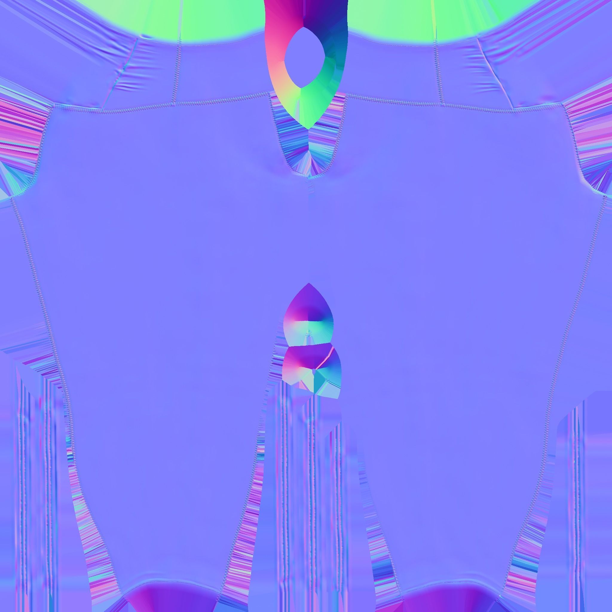 Yoga Pants Low-poly 3D model_5