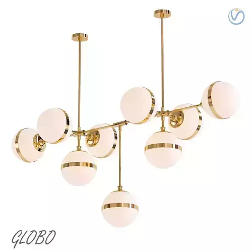 GLOBO glbo chandelier with glass balls