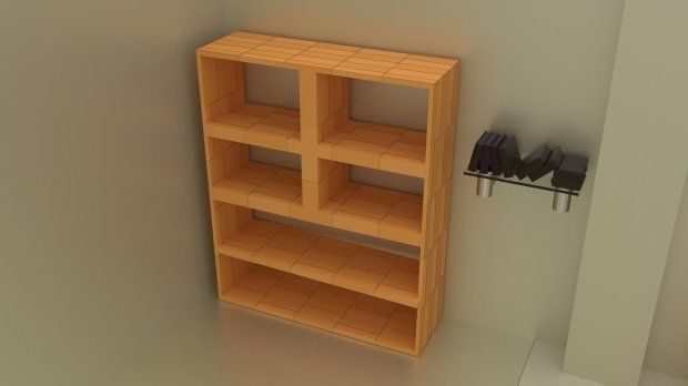 living room 3D model_1