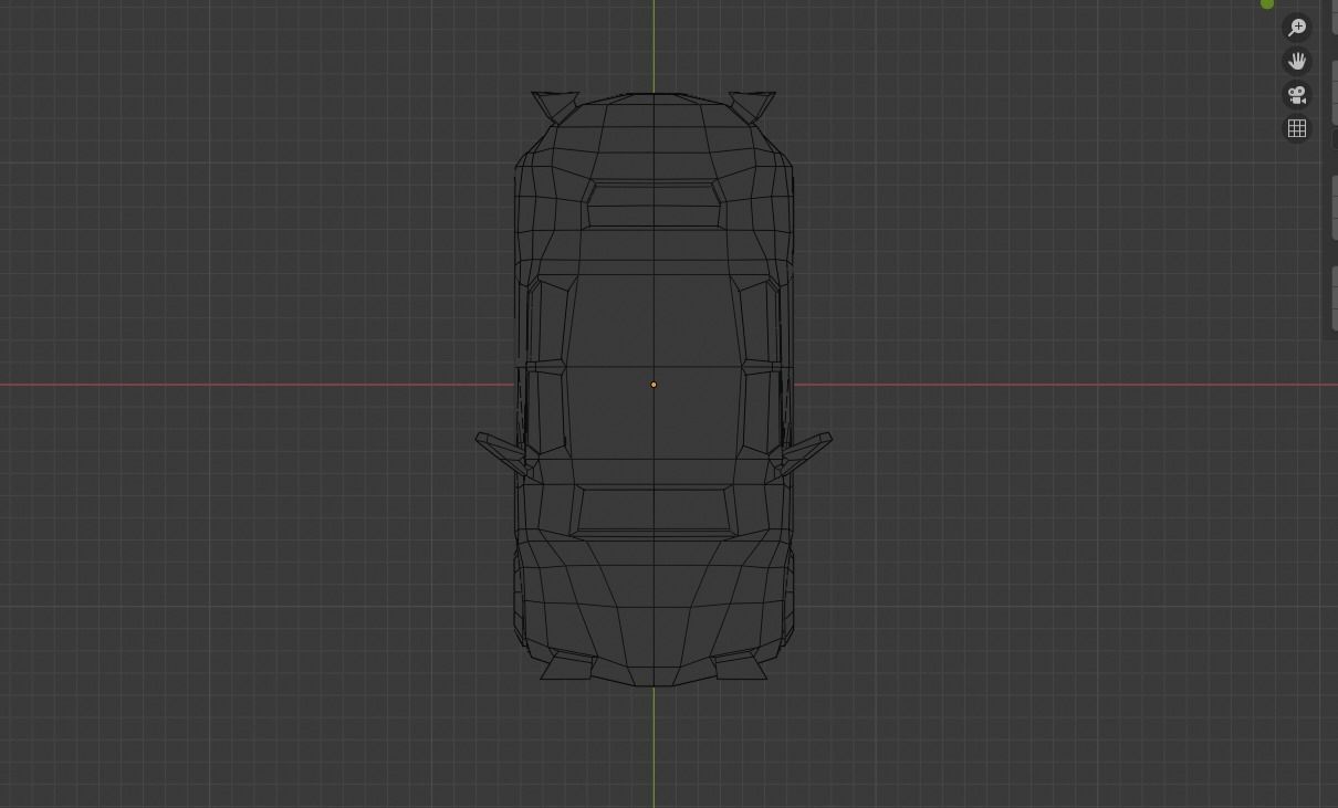 low-poly car Low-poly 3D model_5