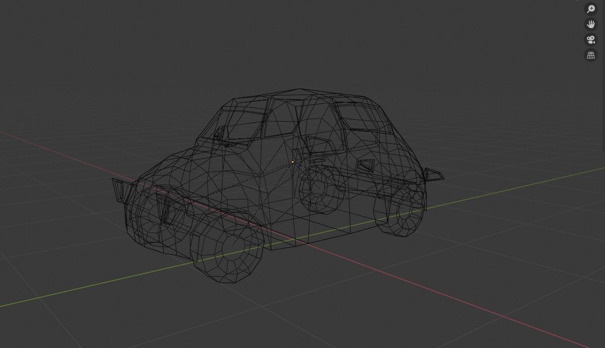 low-poly car Low-poly 3D model_6