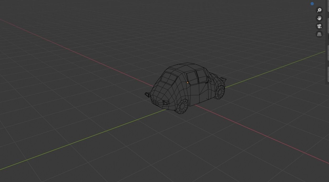 low-poly car Low-poly 3D model_8