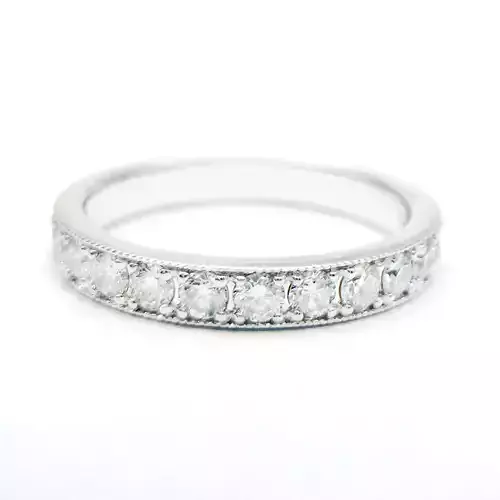 3DM Format Eternity wedding band ring for women