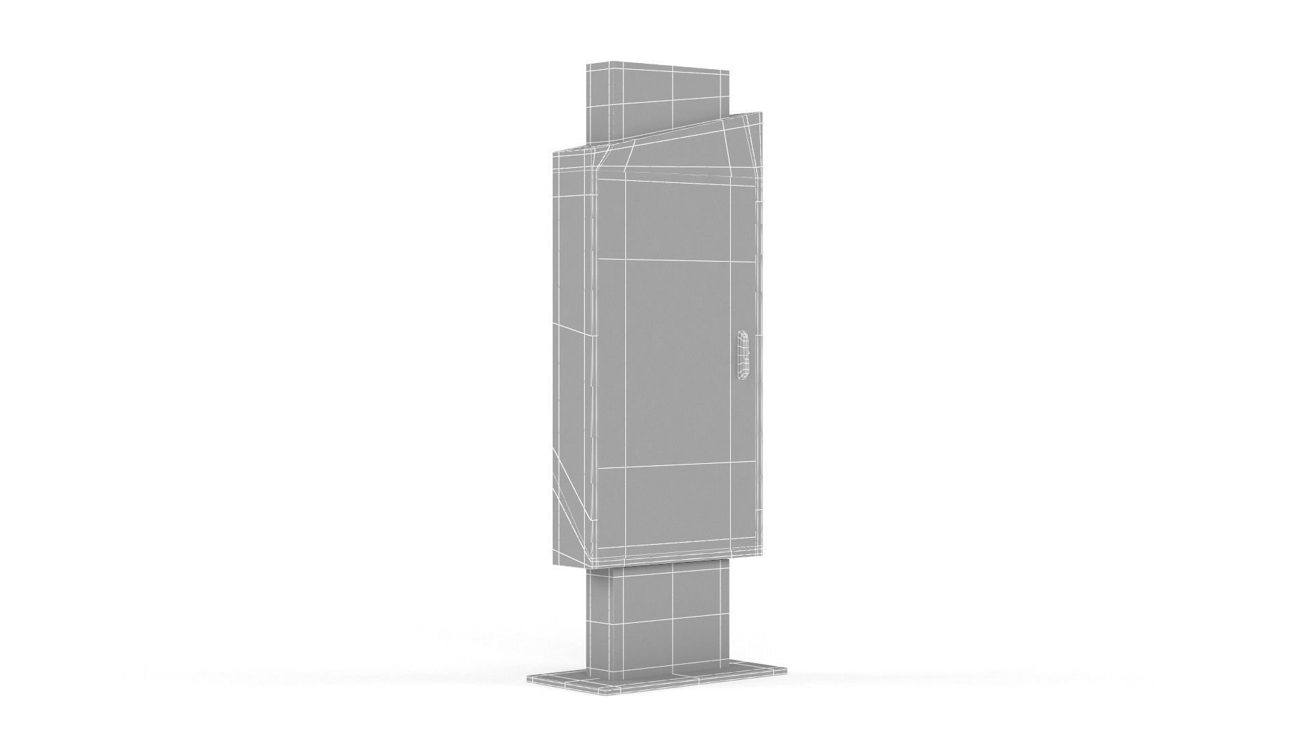 Information Kiosk 3D model_11