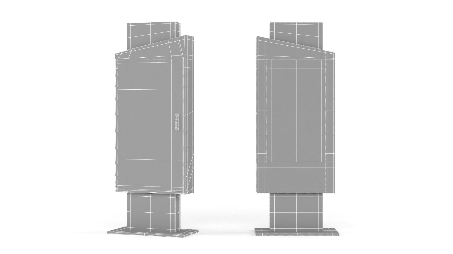 Information Kiosk 3D model_7