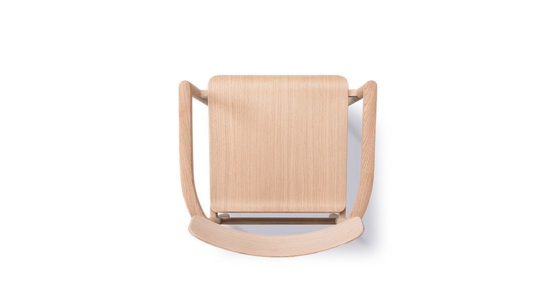 Wooden Chair Low-poly 3D model_1