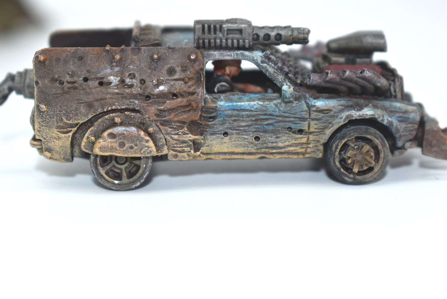 Wheel spikes and covers for Gaslands Cars 3D print model_3