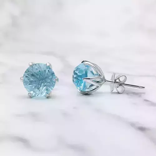 3DM Format Sunflower earring studs