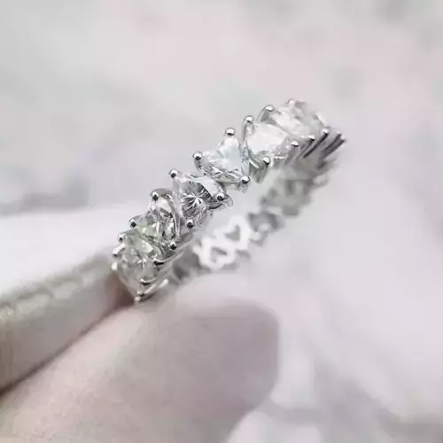 3DM Format Heart engagement ring