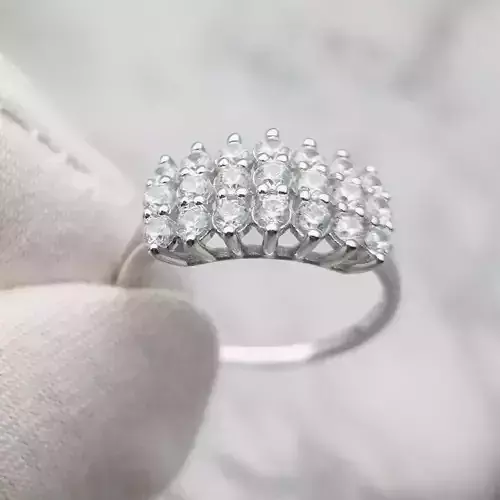 3DM Format Cluster ring  for women