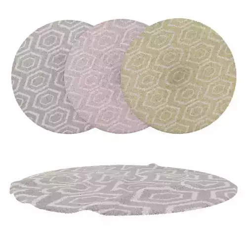 Round Rug Set 104