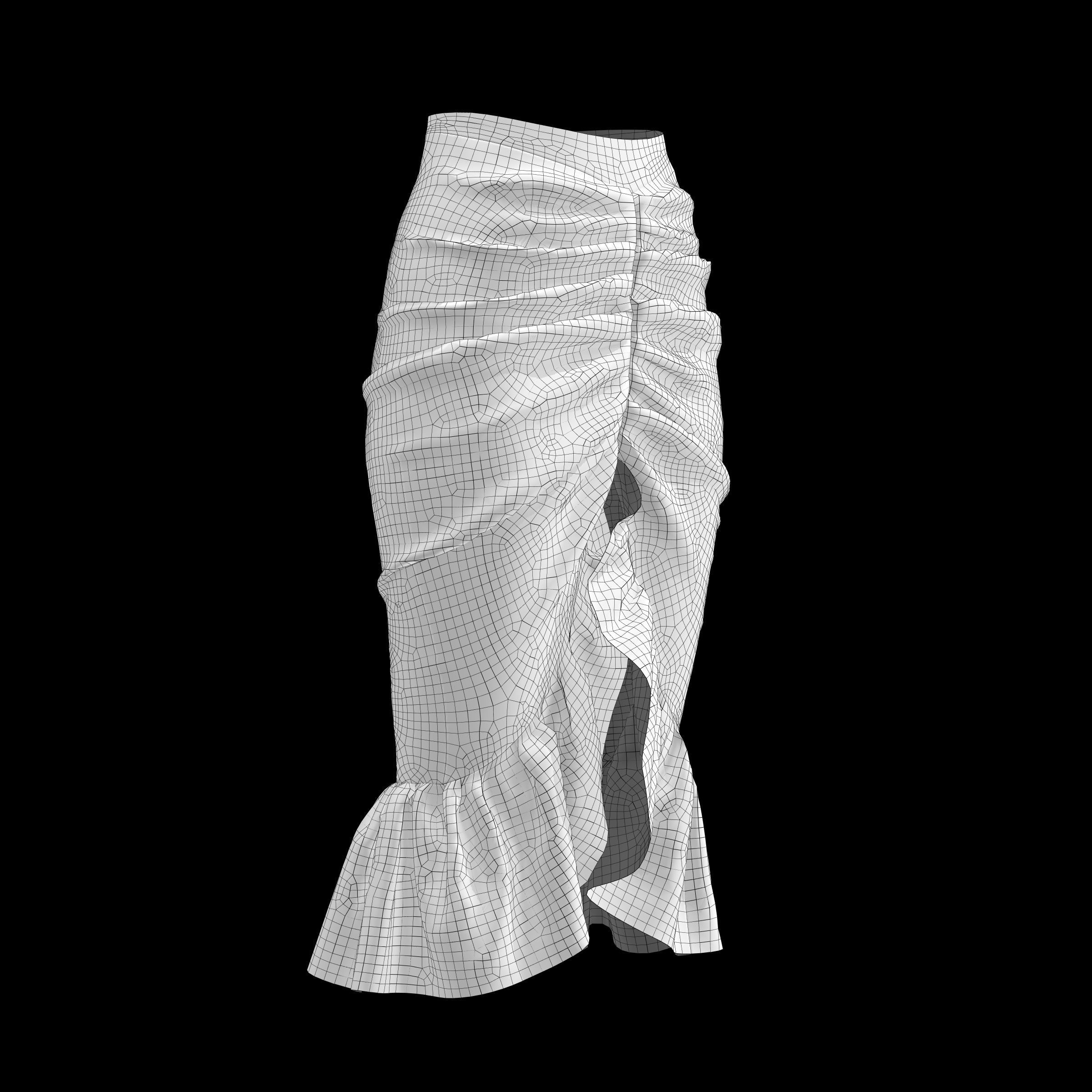 skirt  13 3D model_7