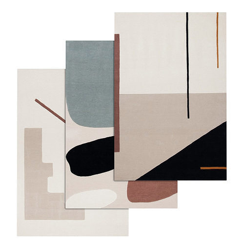 Rug Set 2127 3D model