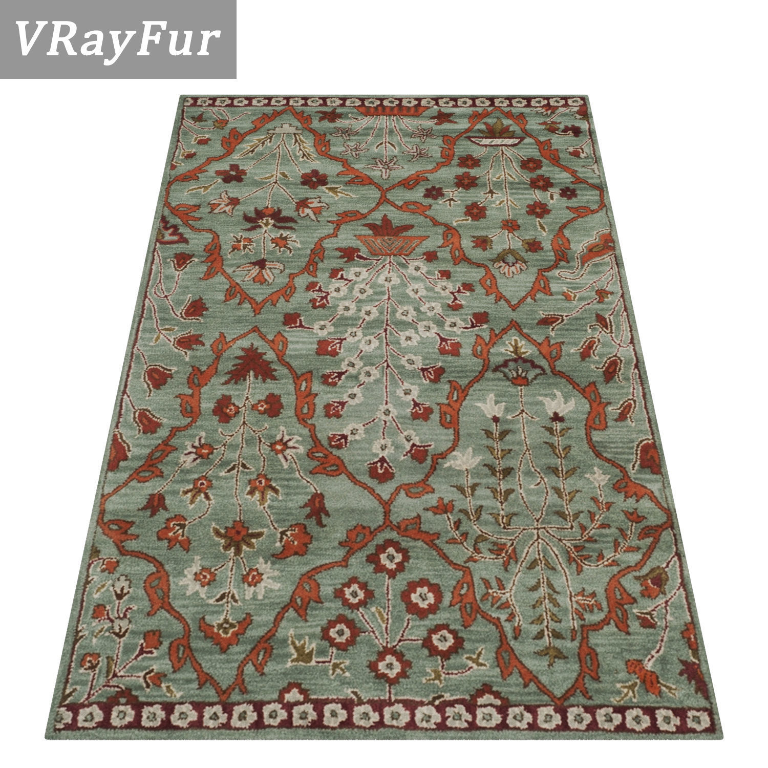 Rug Set 2130 3D model_2