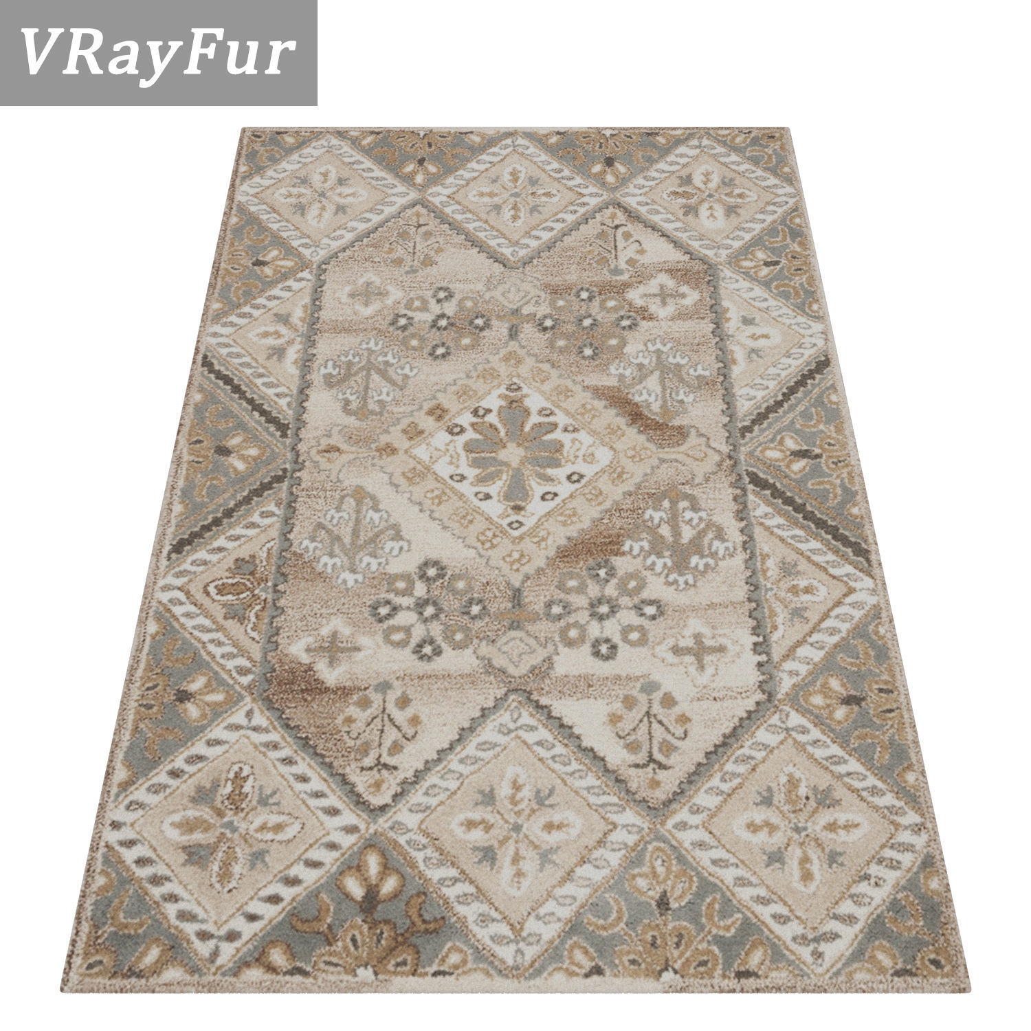 Rug Set 2131 3D model_2