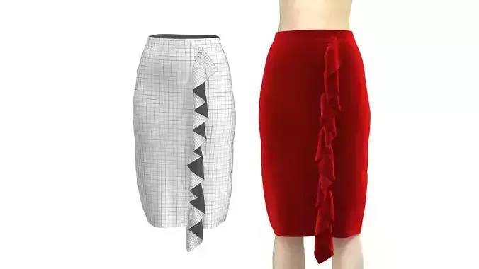 skirt 17 3D model