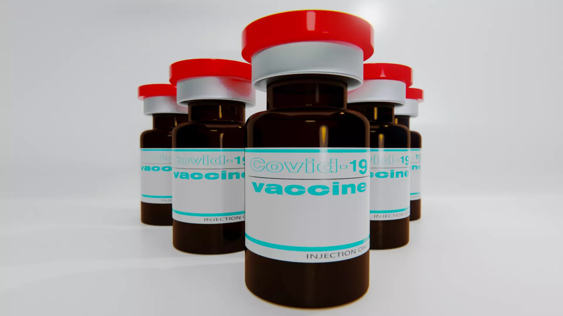Covid19 Vaccine bottle 3D model_0