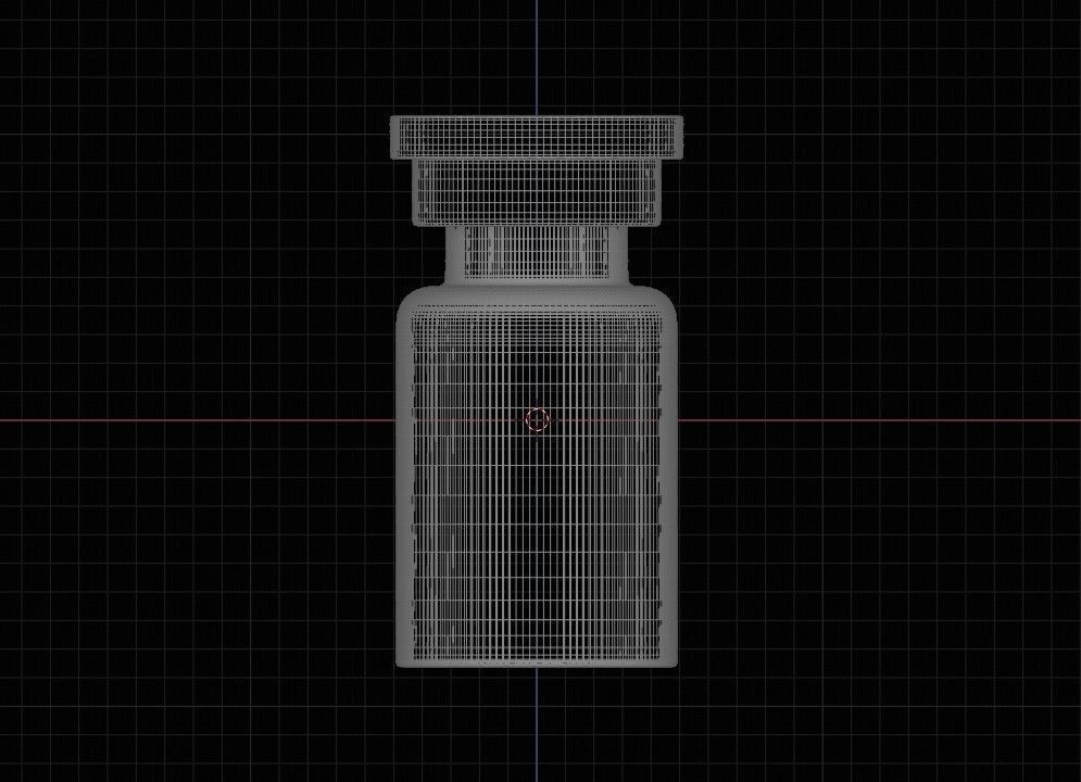 Covid19 Vaccine bottle 3D model_1