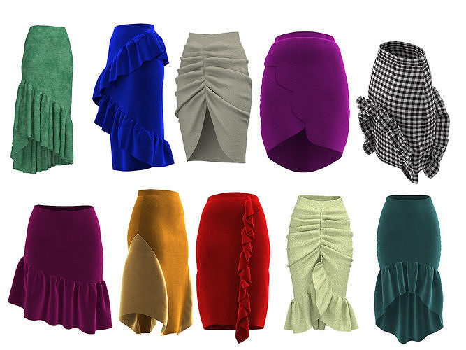collection 10 skirts 