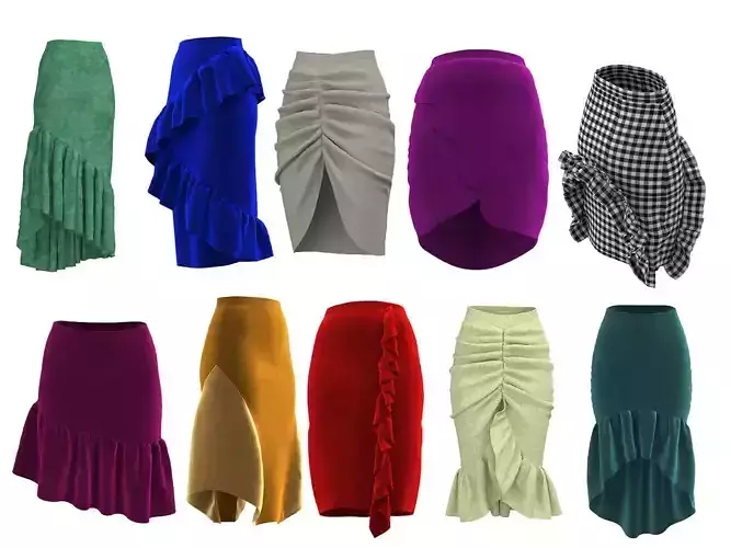 collection 10 skirts 