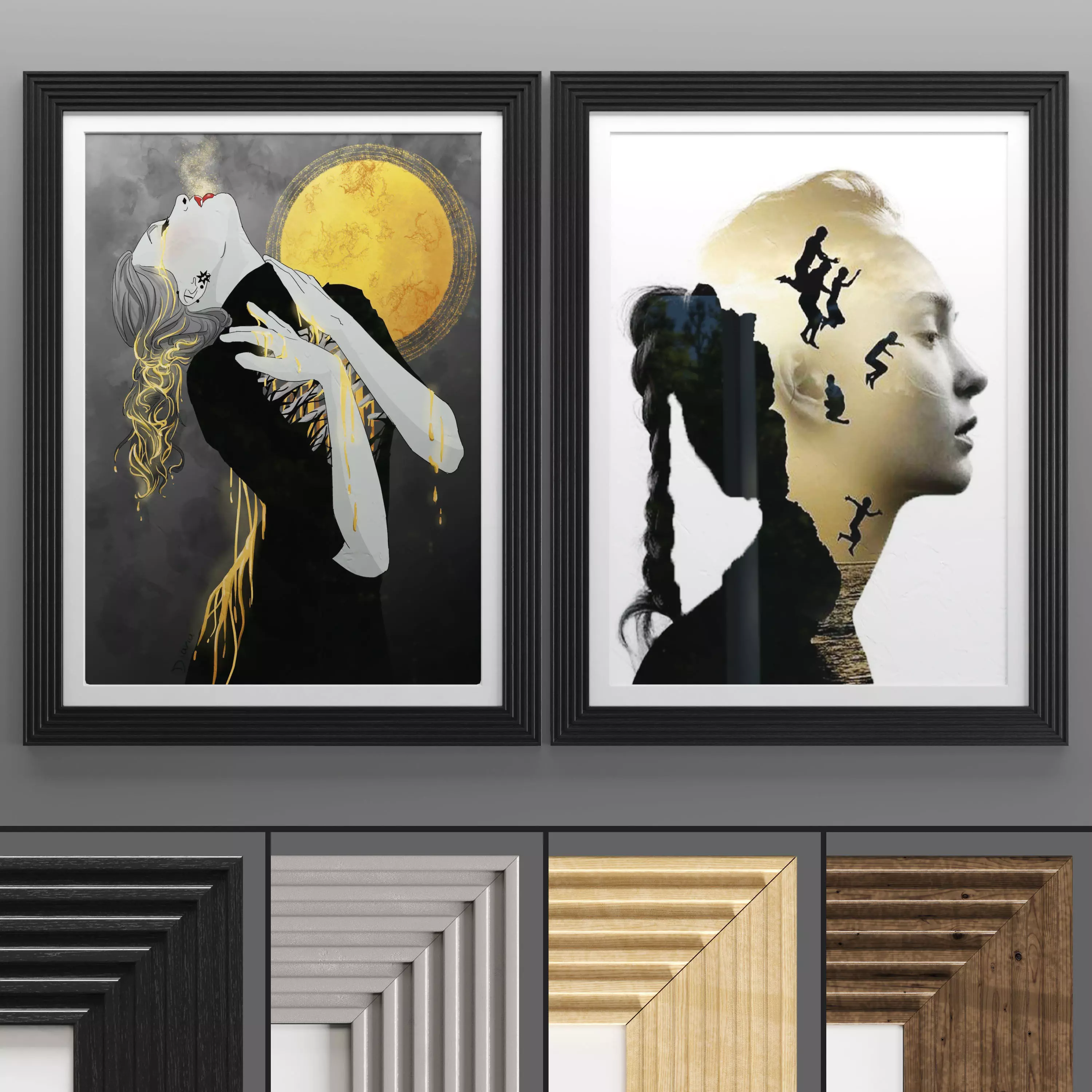 Art Frame 667 Low-poly 3D model_0