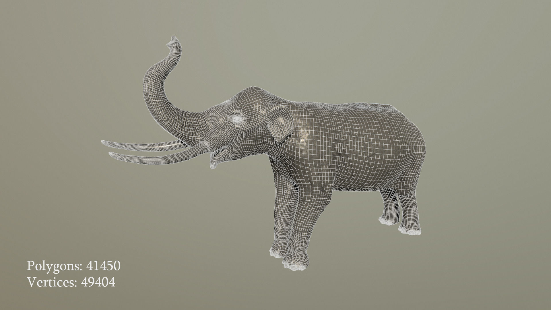 Extinct animals pack version 14 Low-poly 3D model_17