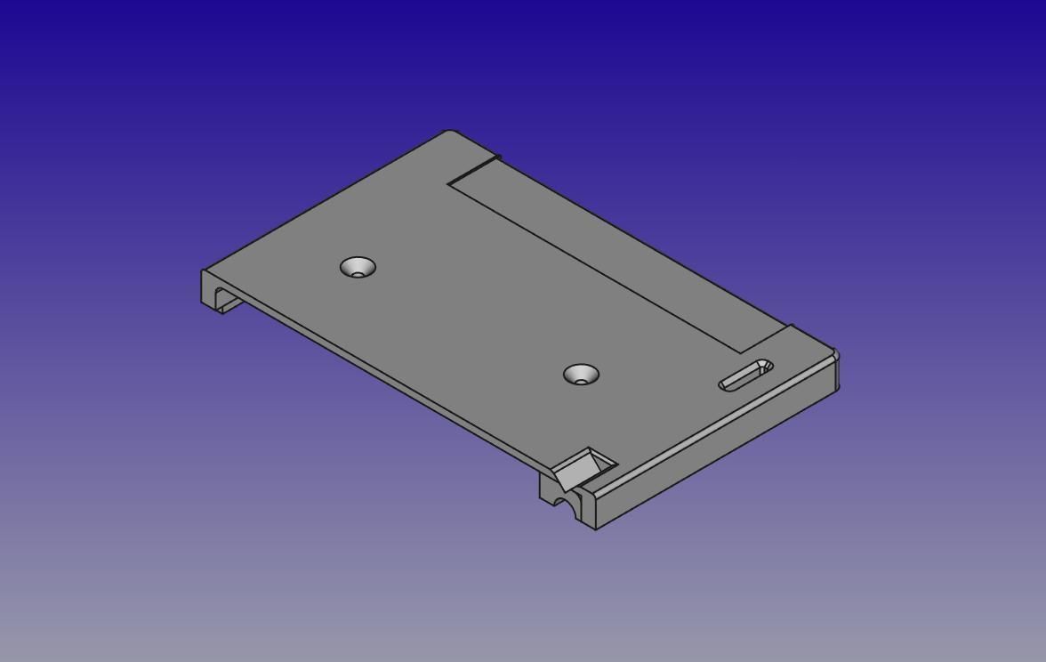 MSX cartridge shell - non-Konami dowel pillar ver Free 3D print model_2