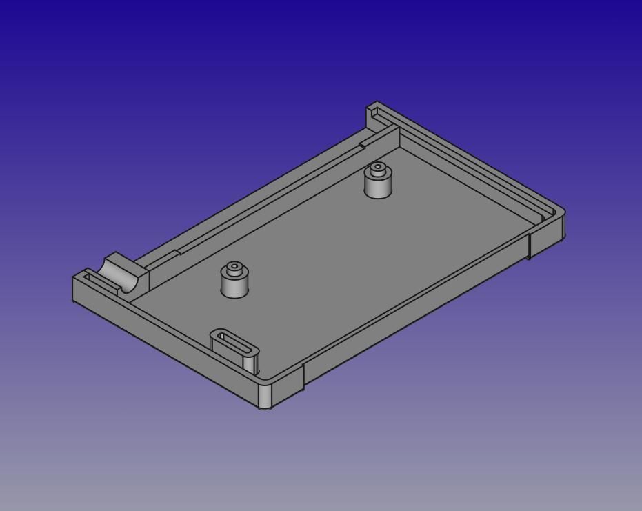 MSX cartridge shell - non-Konami dowel pillar ver Free 3D print model_3