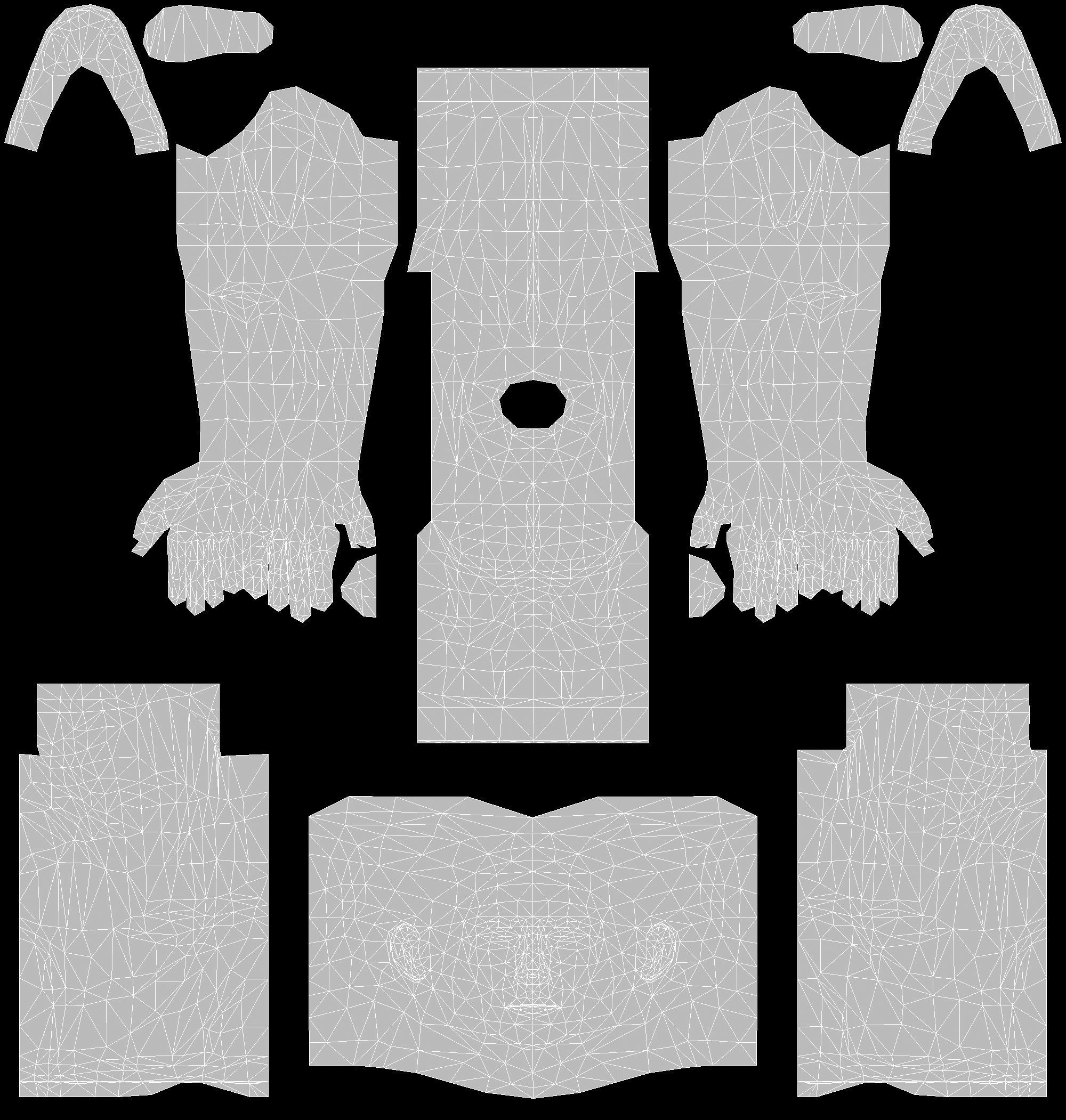 Characters Collection-1 man Low-poly 3D model_24