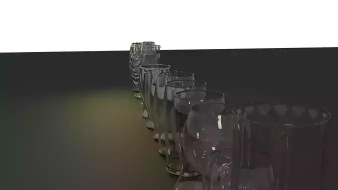 glassware glass vase on table