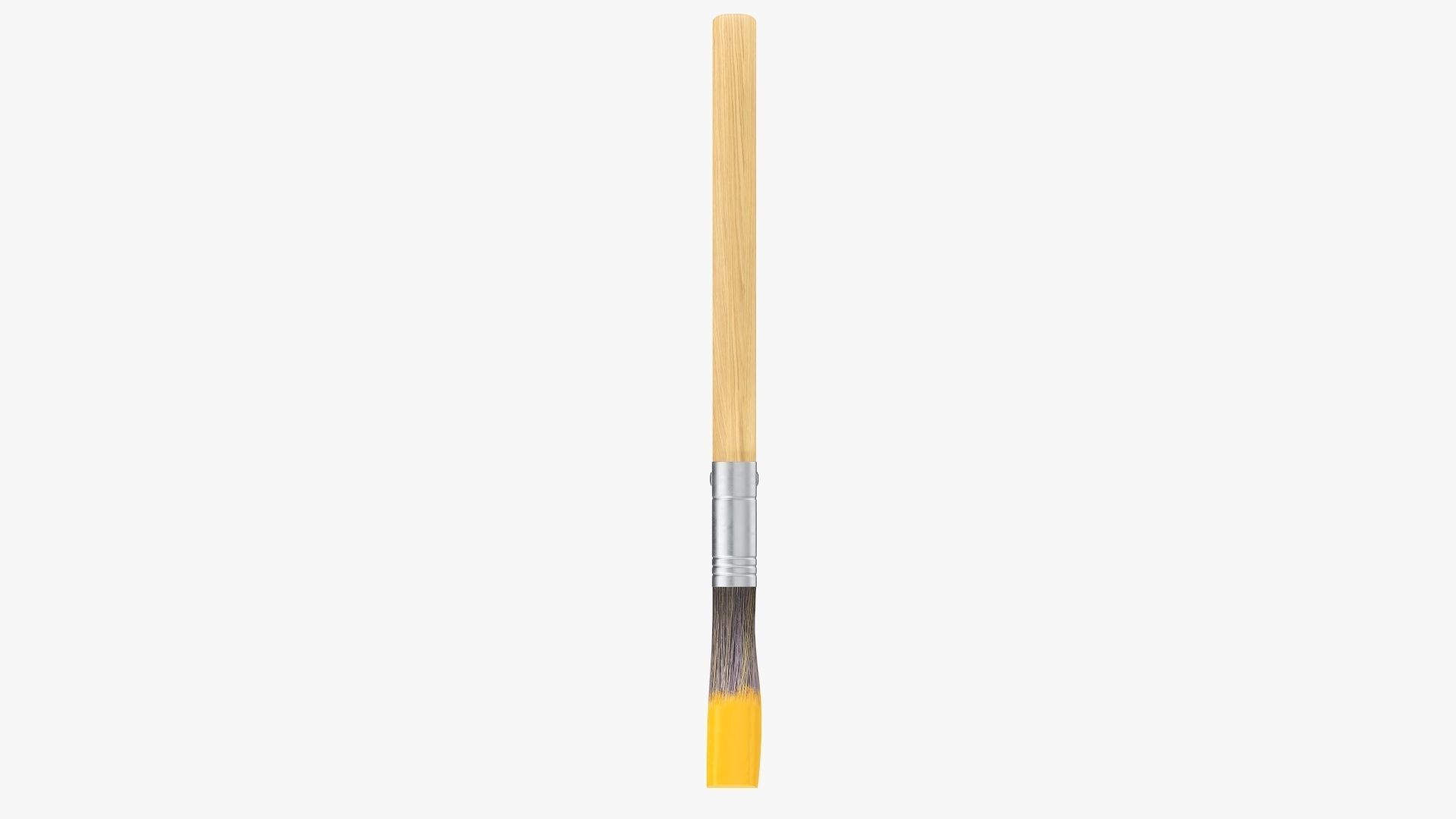 Narrow painting brush 01 3D model_4