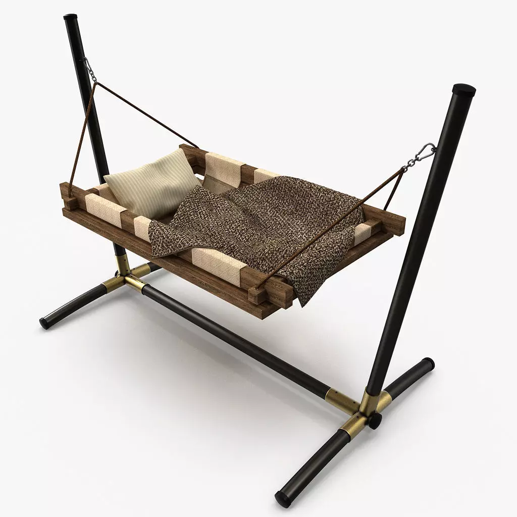 Tuana Crib 3D model