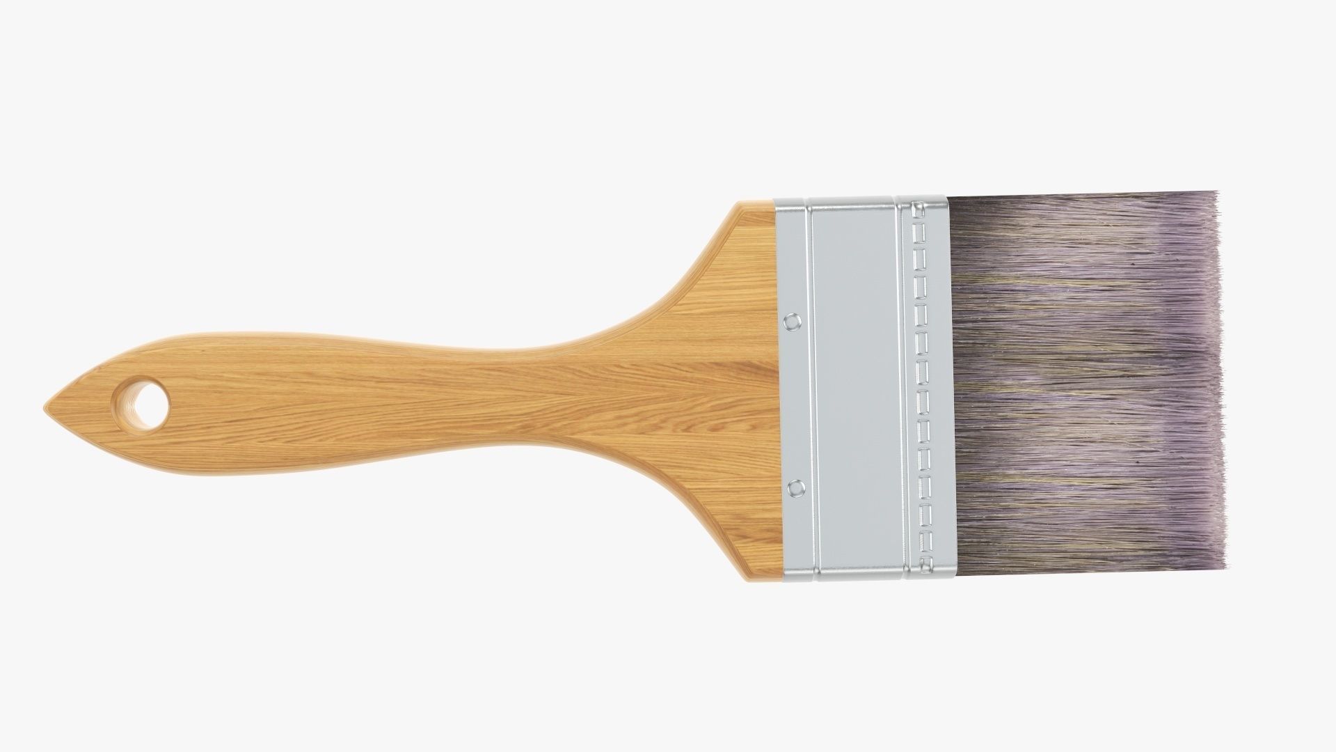 Painting brush regular 03 3D model_3