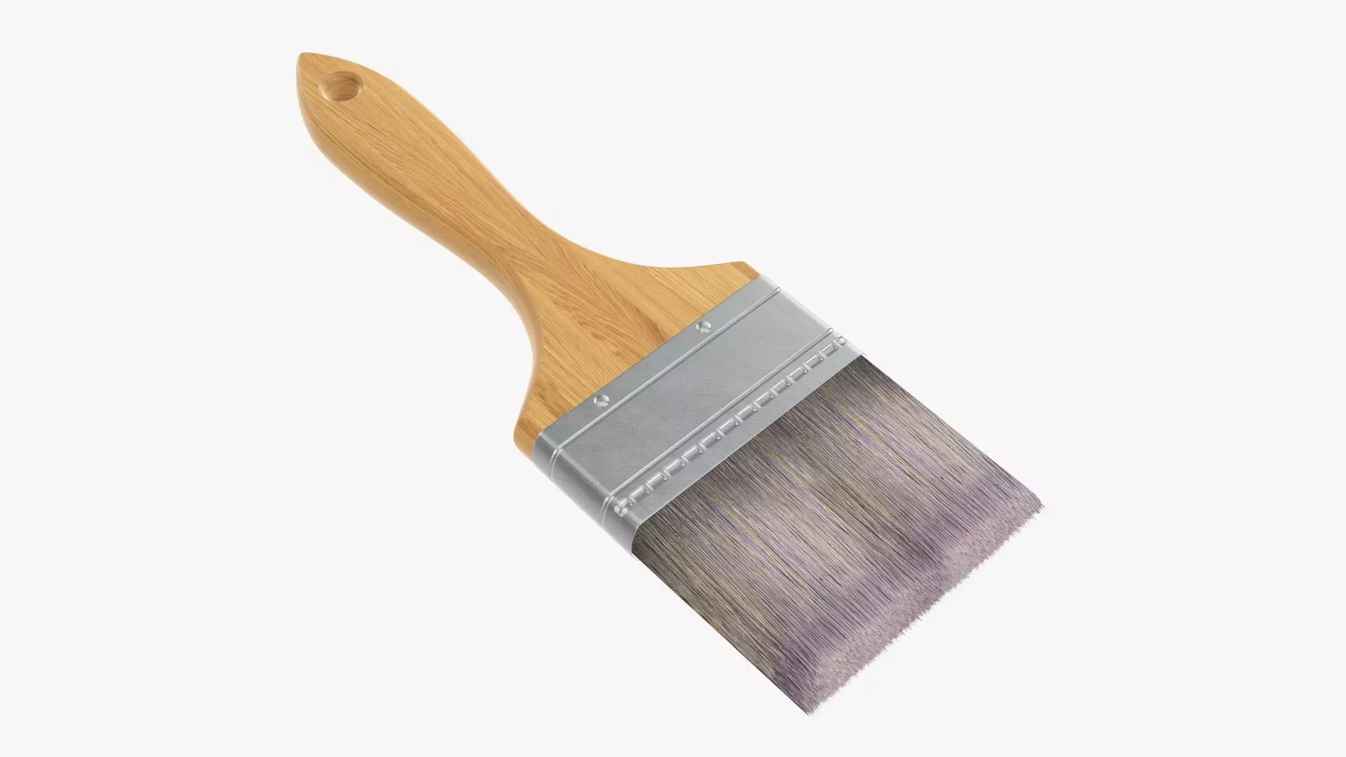 Painting brush regular 03 3D model_0