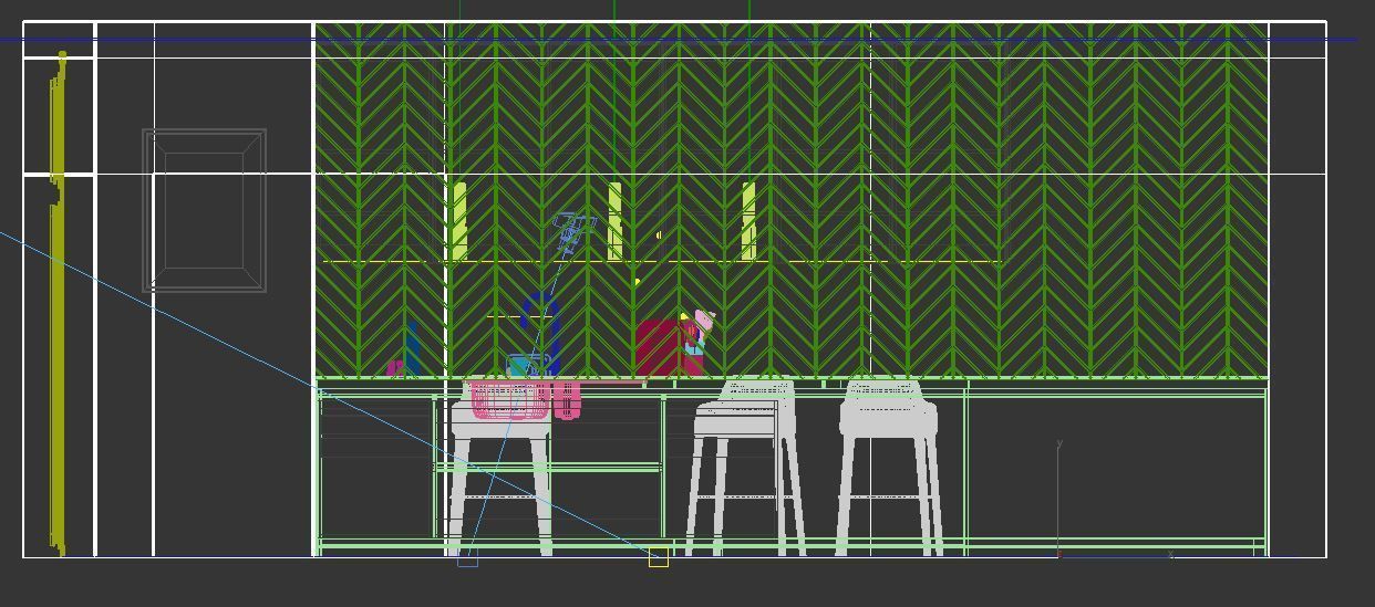 Breakfast Pancake Scene 3D model_8