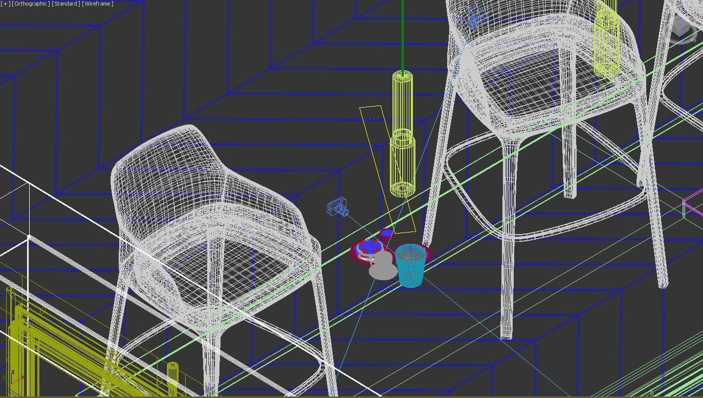 Breakfast Pancake Scene 3D model_9