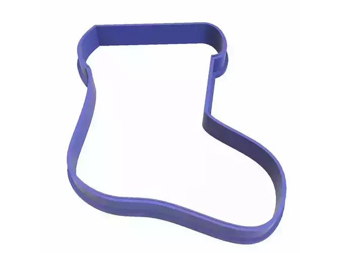 0195 Valenok New year  cookie cutter